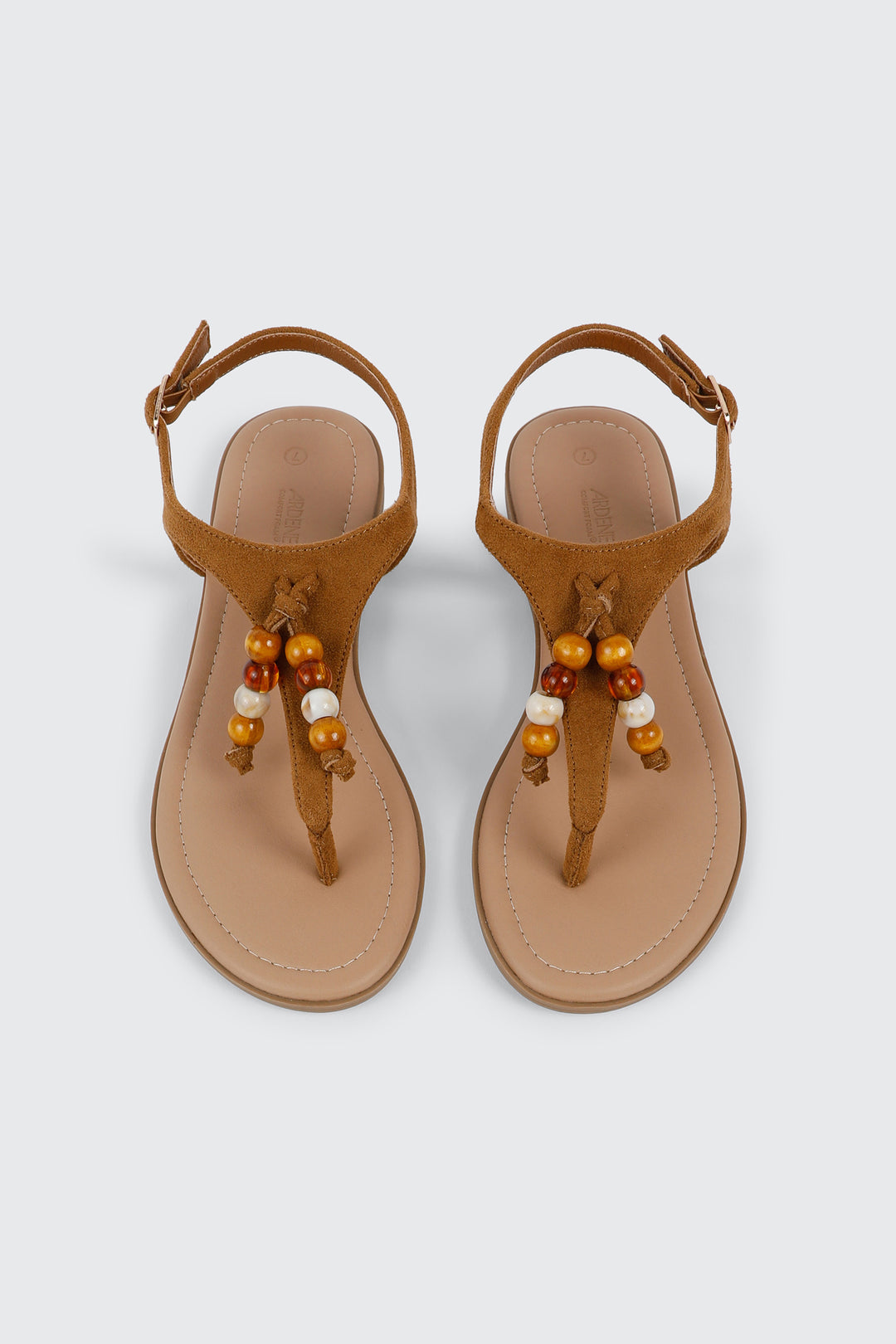 Beaded Thong Flat Sandals