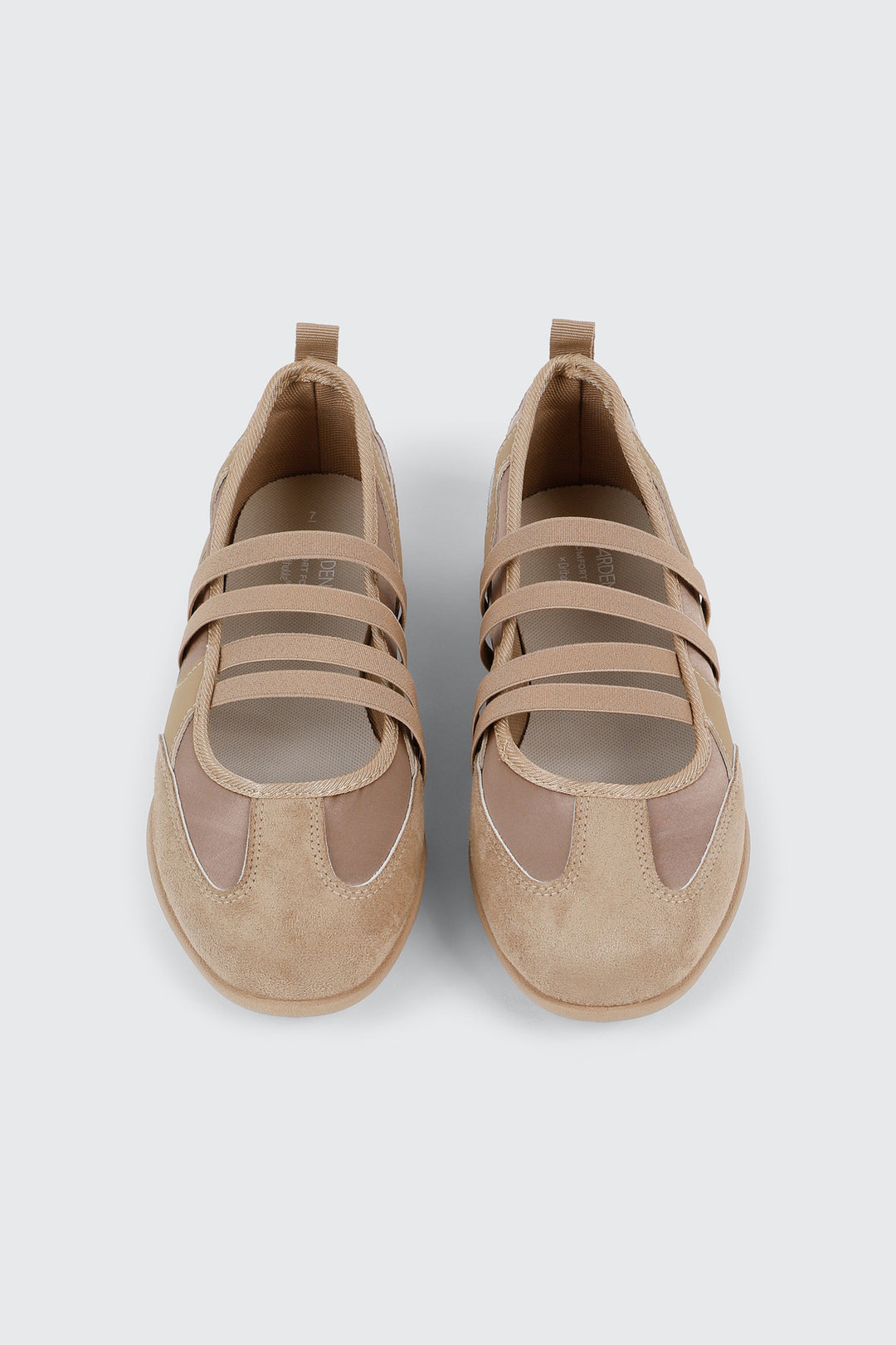 Faux Suede Ballet Sneakers