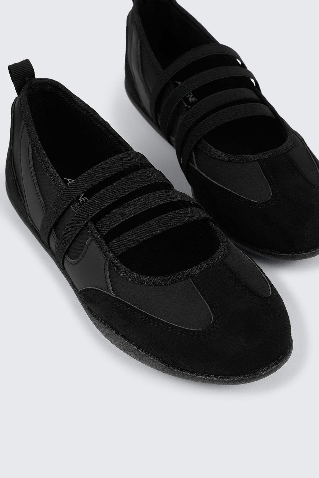 Faux Suede Ballet Sneakers