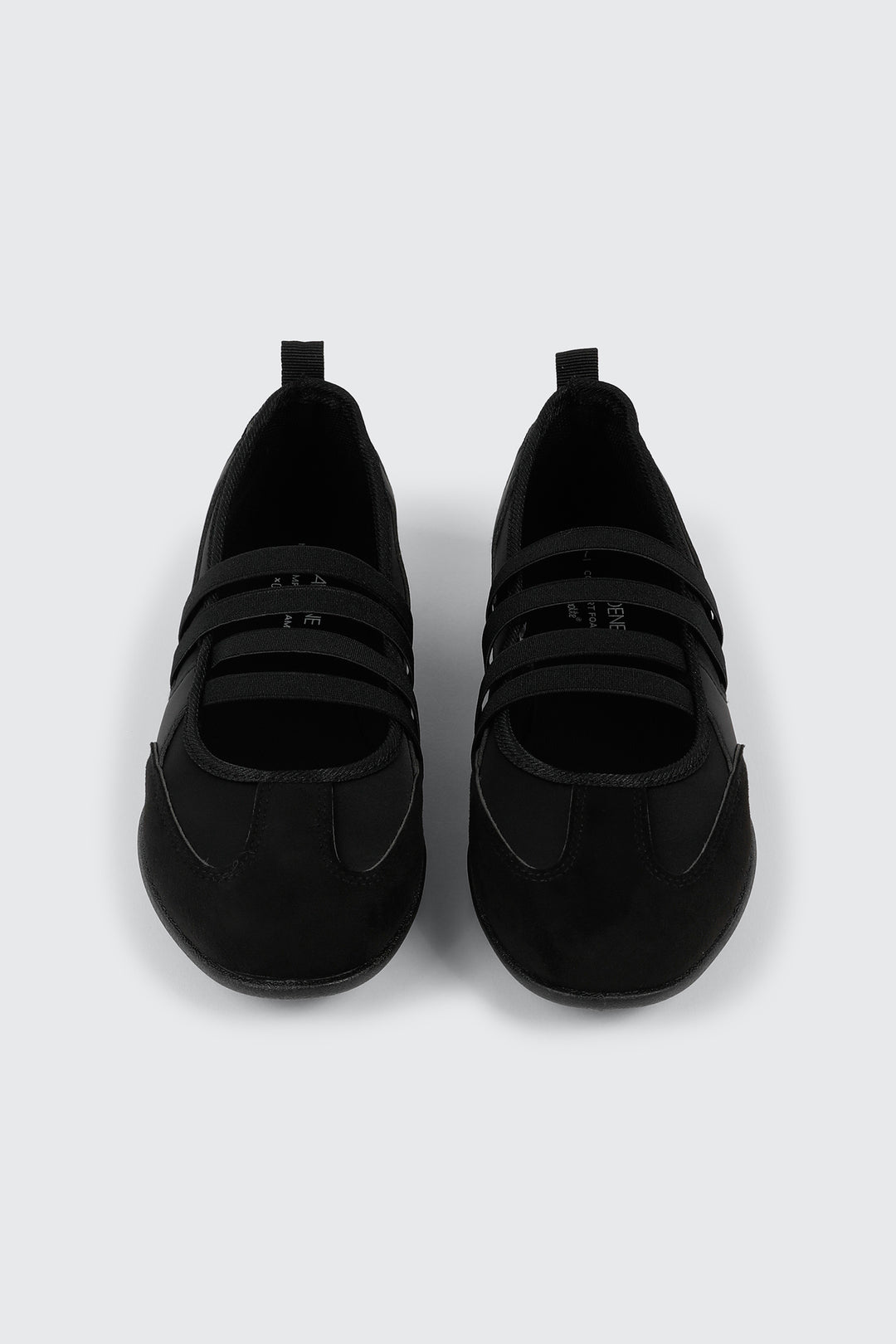 Faux Suede Ballet Sneakers