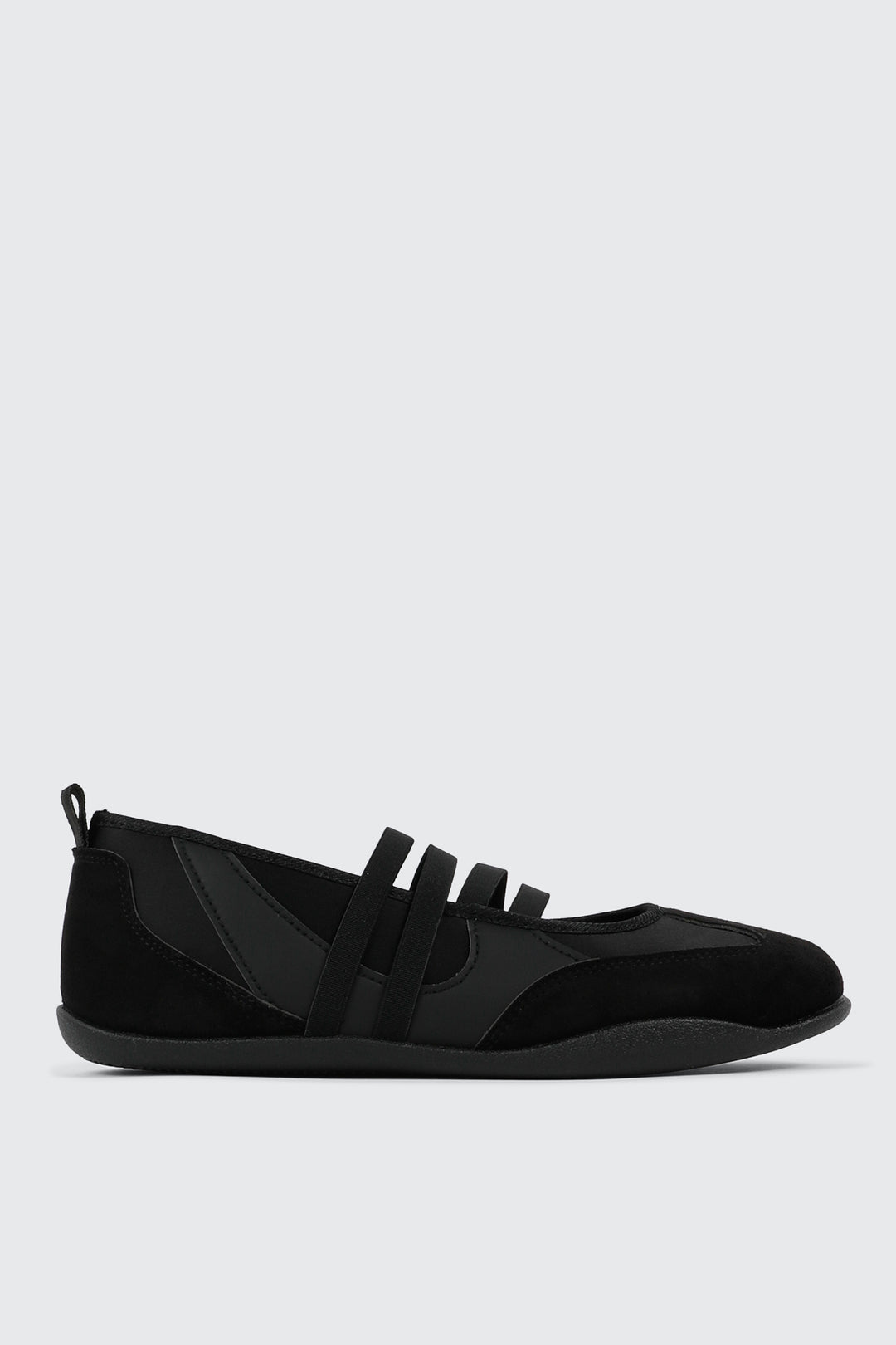 Faux Suede Ballet Sneakers