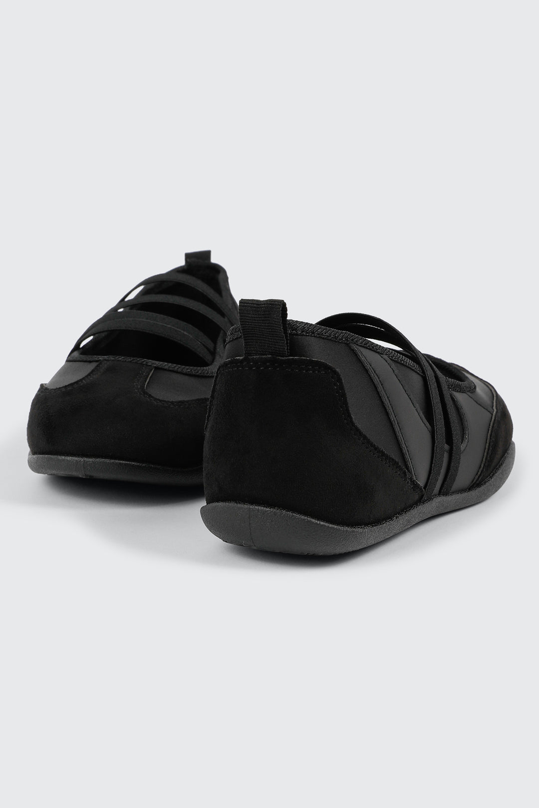 Faux Suede Ballet Sneakers
