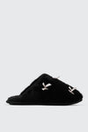 Faux Fur Bow Slippers