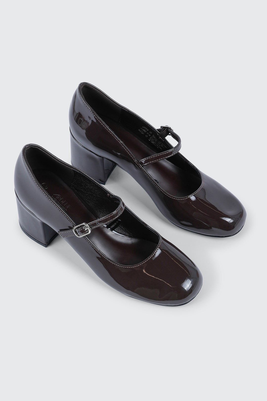 Square Toe Block Heels Mary Janes