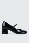 Square Toe Block Heels Mary Janes