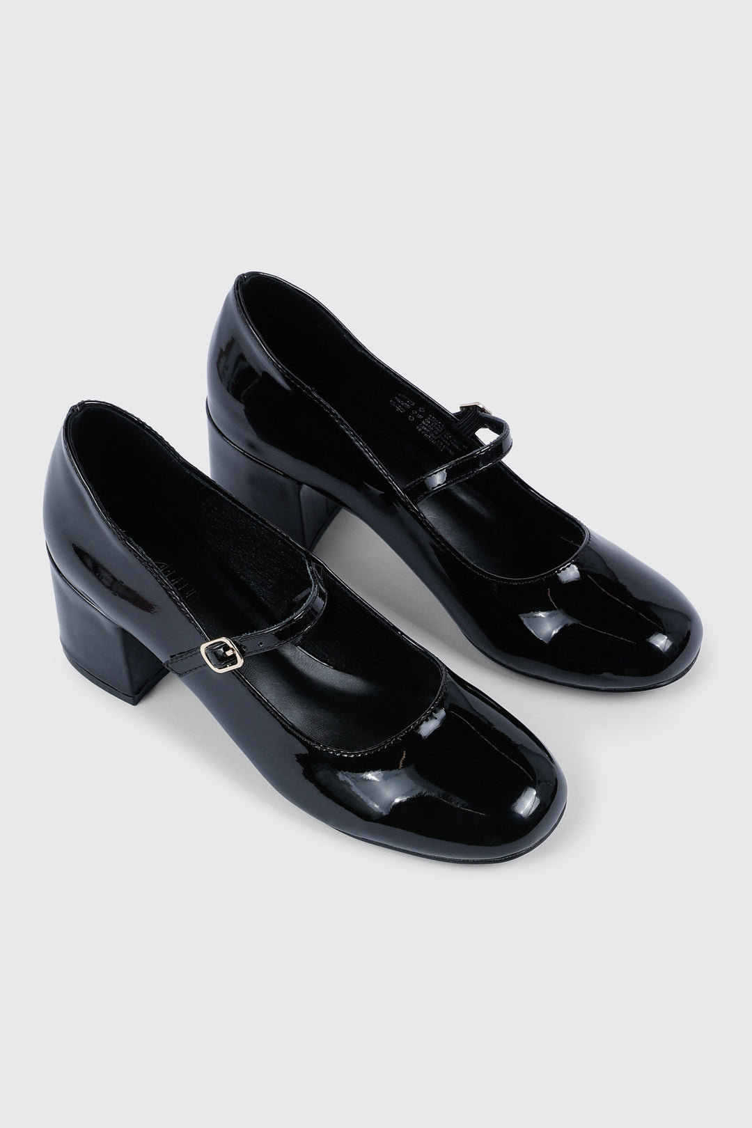 Square Toe Block Heels Mary Janes