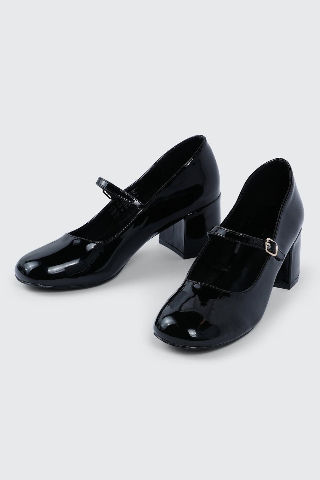 Square Toe Block Heels Mary Janes
