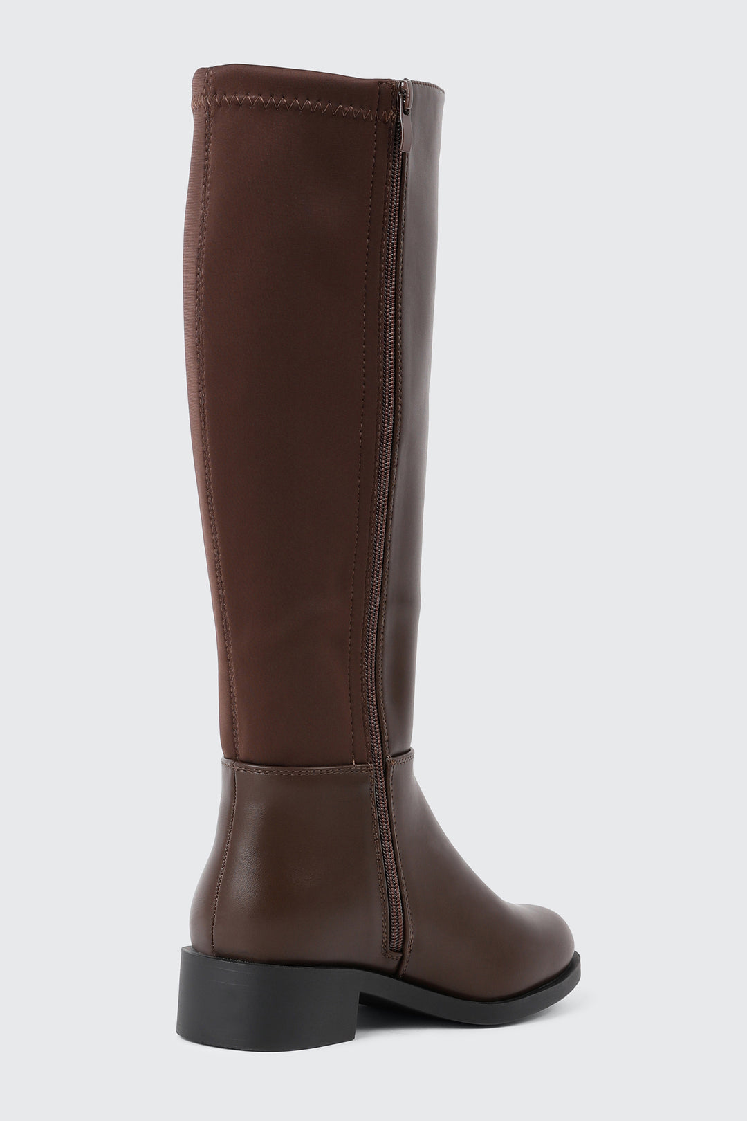 Round Toe Knee High Boots