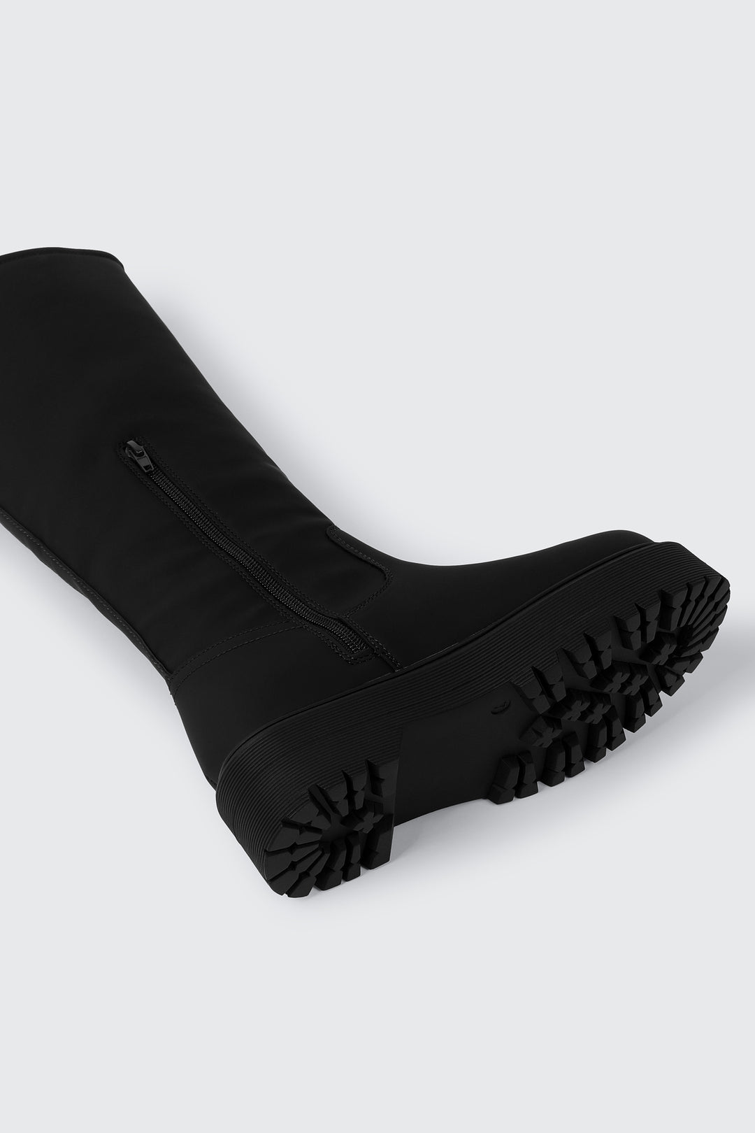 Bottes hautes doublées à plateforme