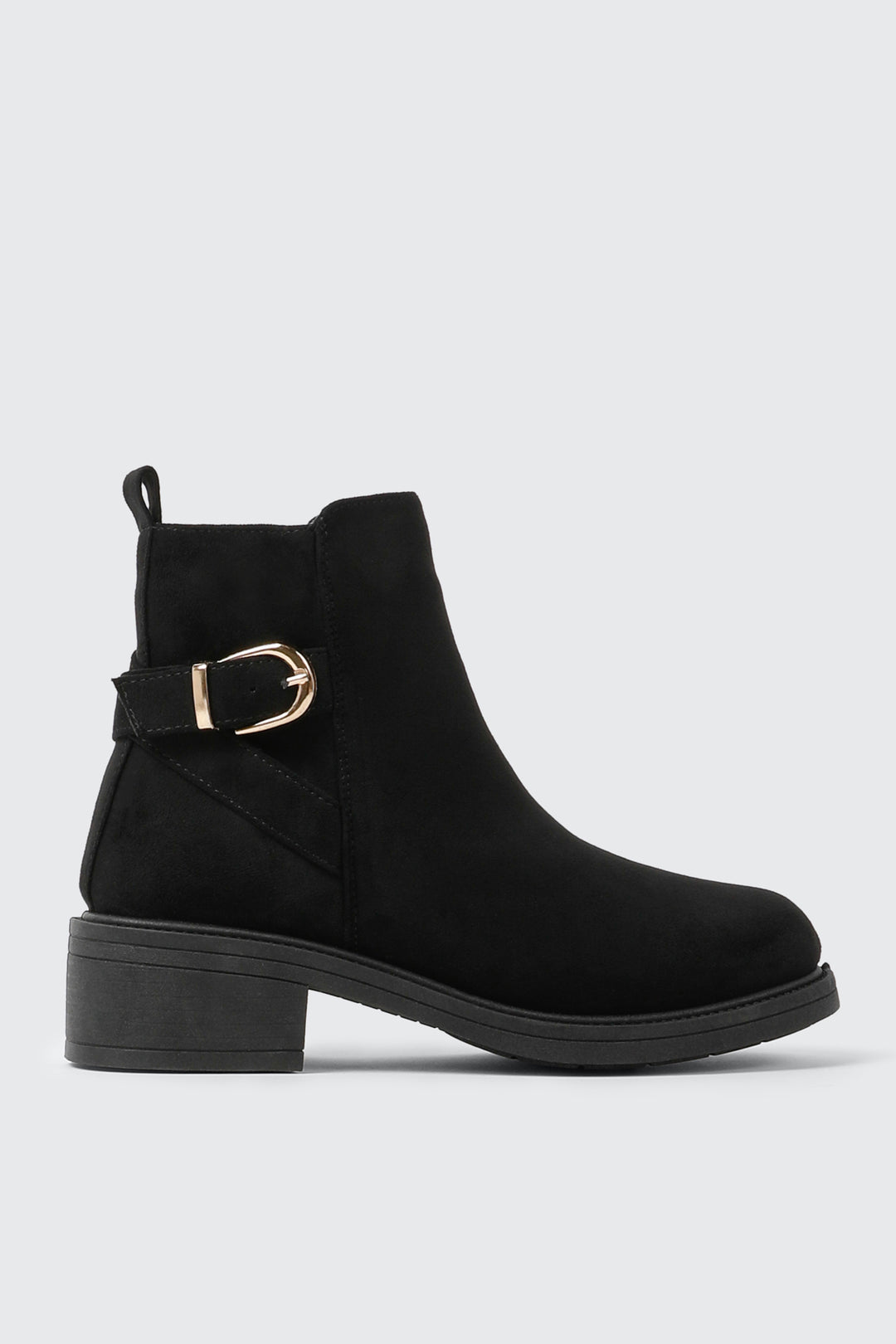 Buckle Detail Ankle Boots
