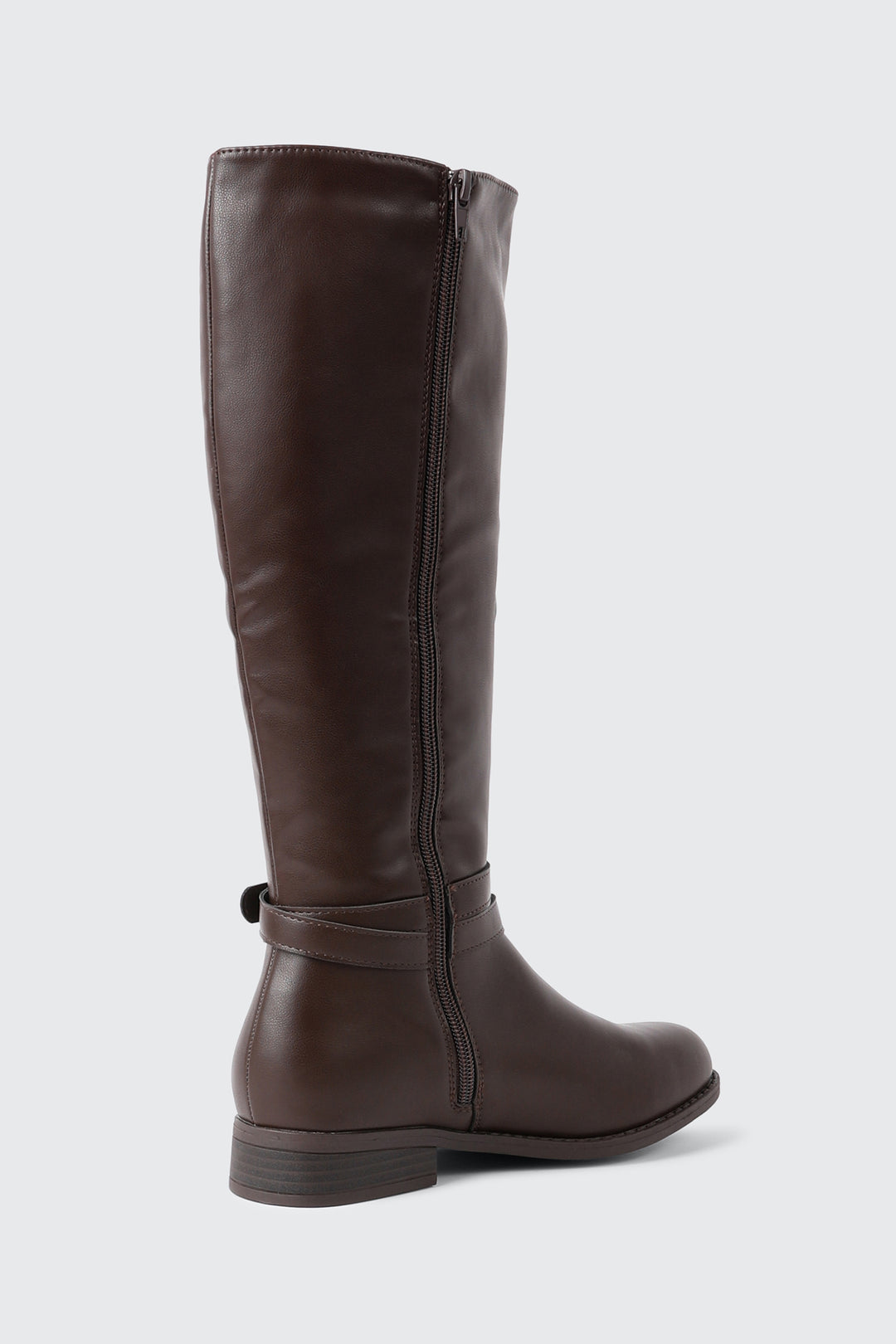 Knee High Boots with Buckle