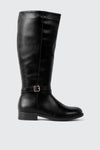 Knee High Boots with Buckle