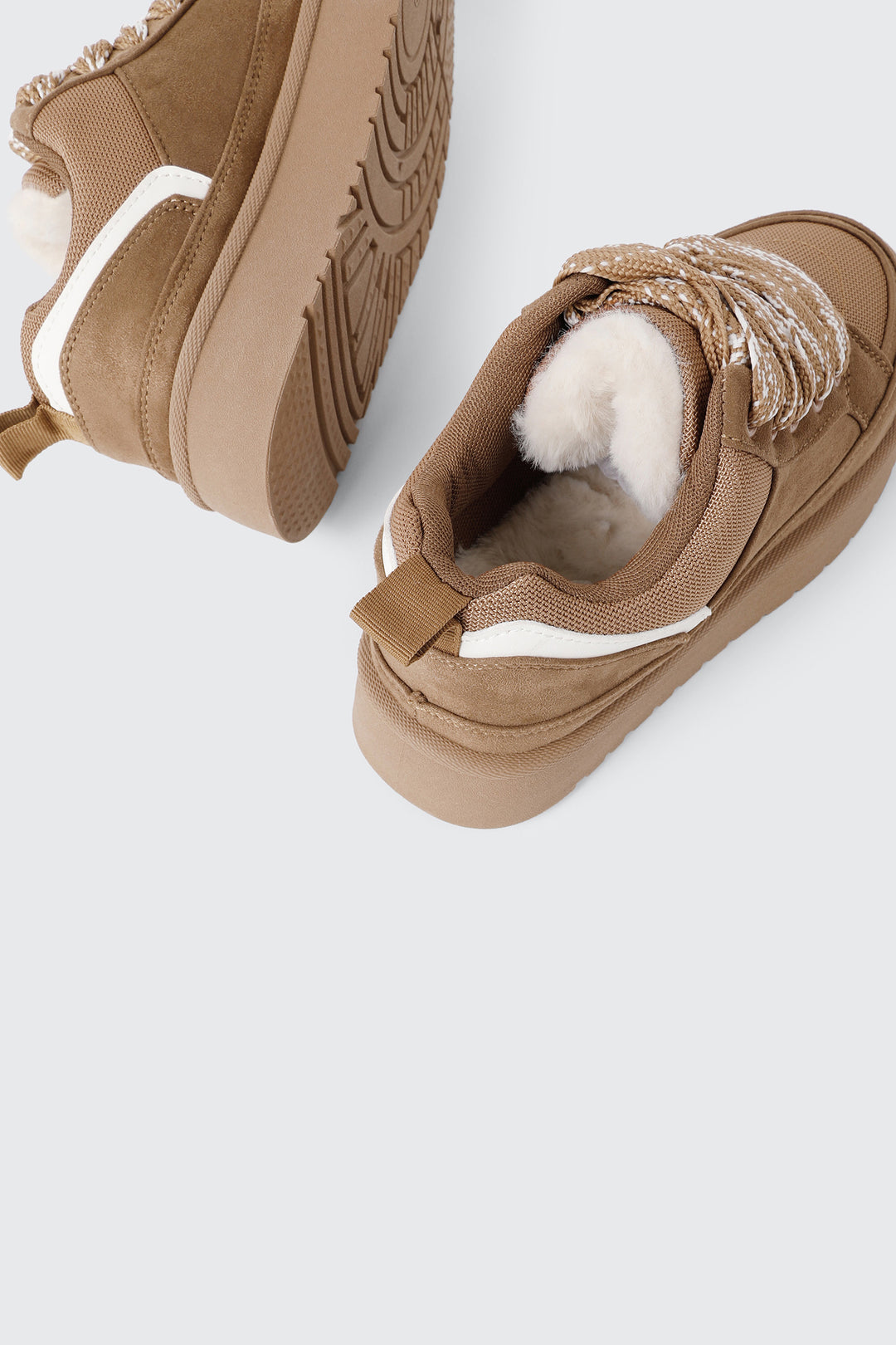 Espadrilles doublées en fausse fourrure