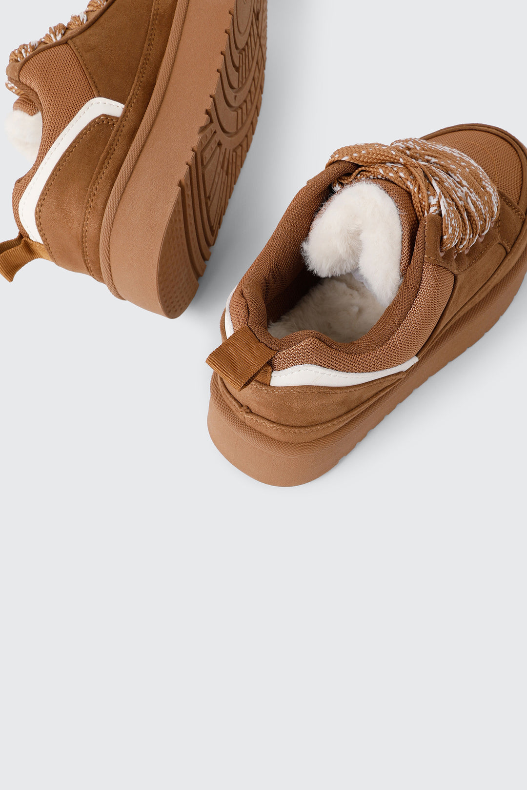 Espadrilles doublées en fausse fourrure
