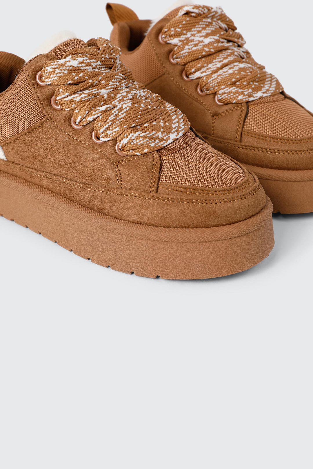 Espadrilles doublées en fausse fourrure
