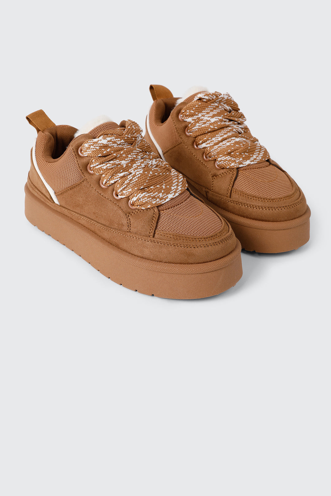 Espadrilles doublées en fausse fourrure