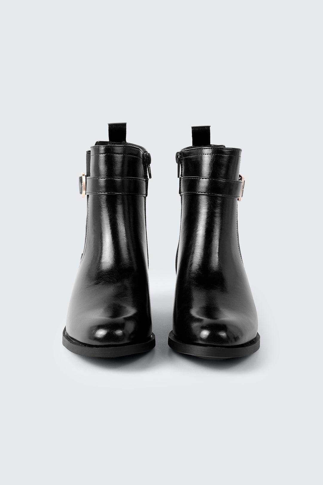 Chelsea Boots with Buckle Detail