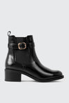 Chelsea Boots with Buckle Detail