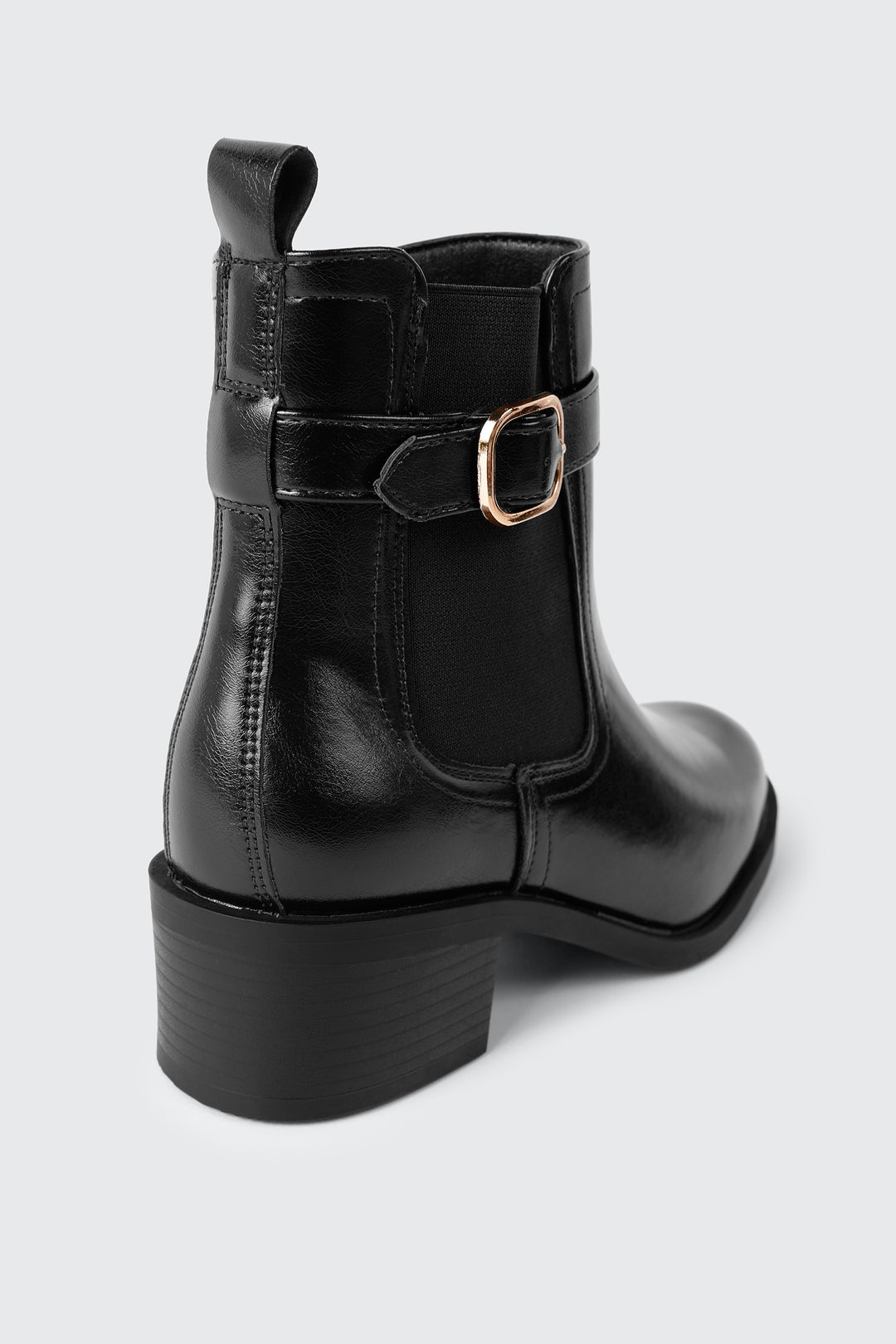 Chelsea Boots with Buckle Detail