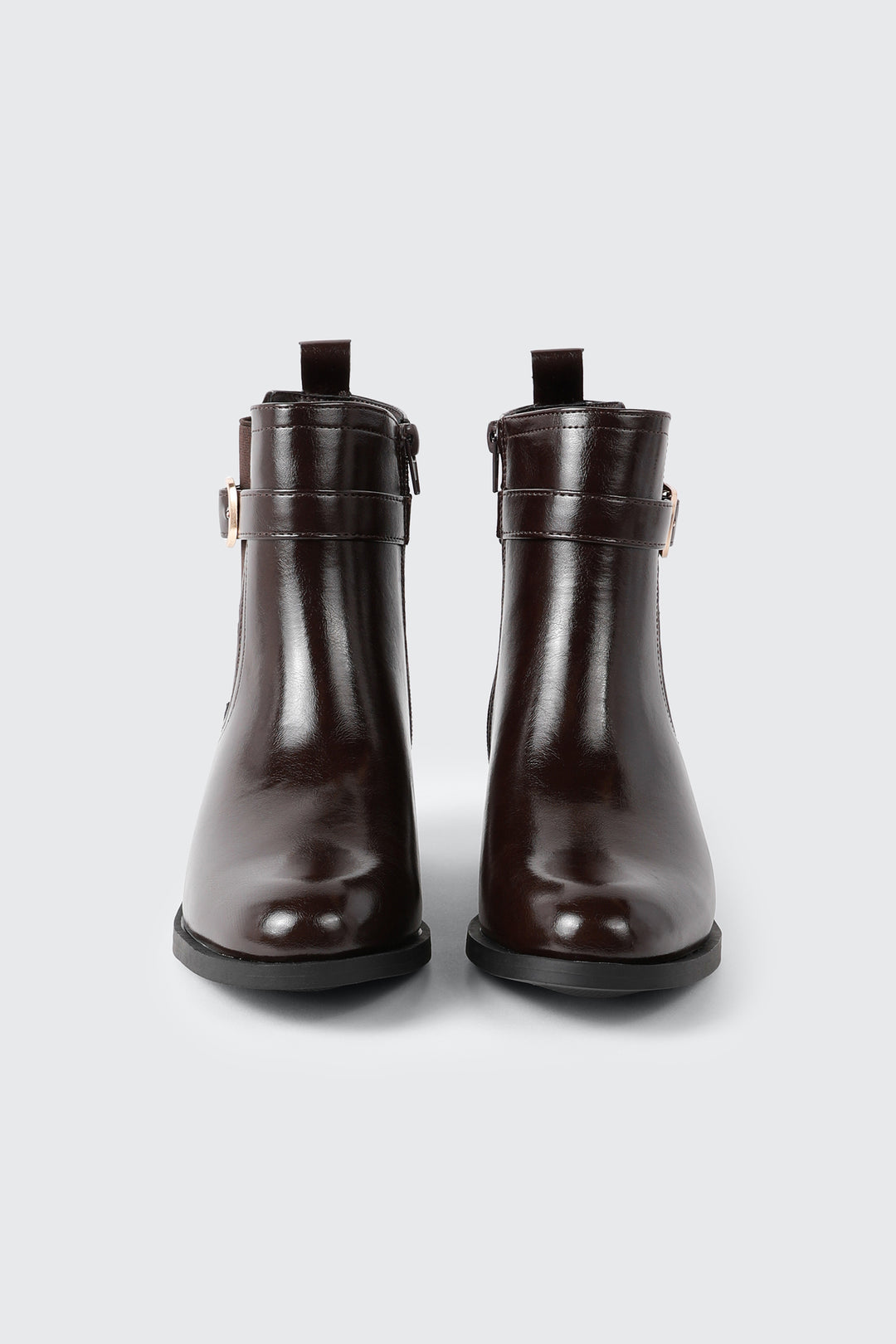 Chelsea Boots with Buckle Detail