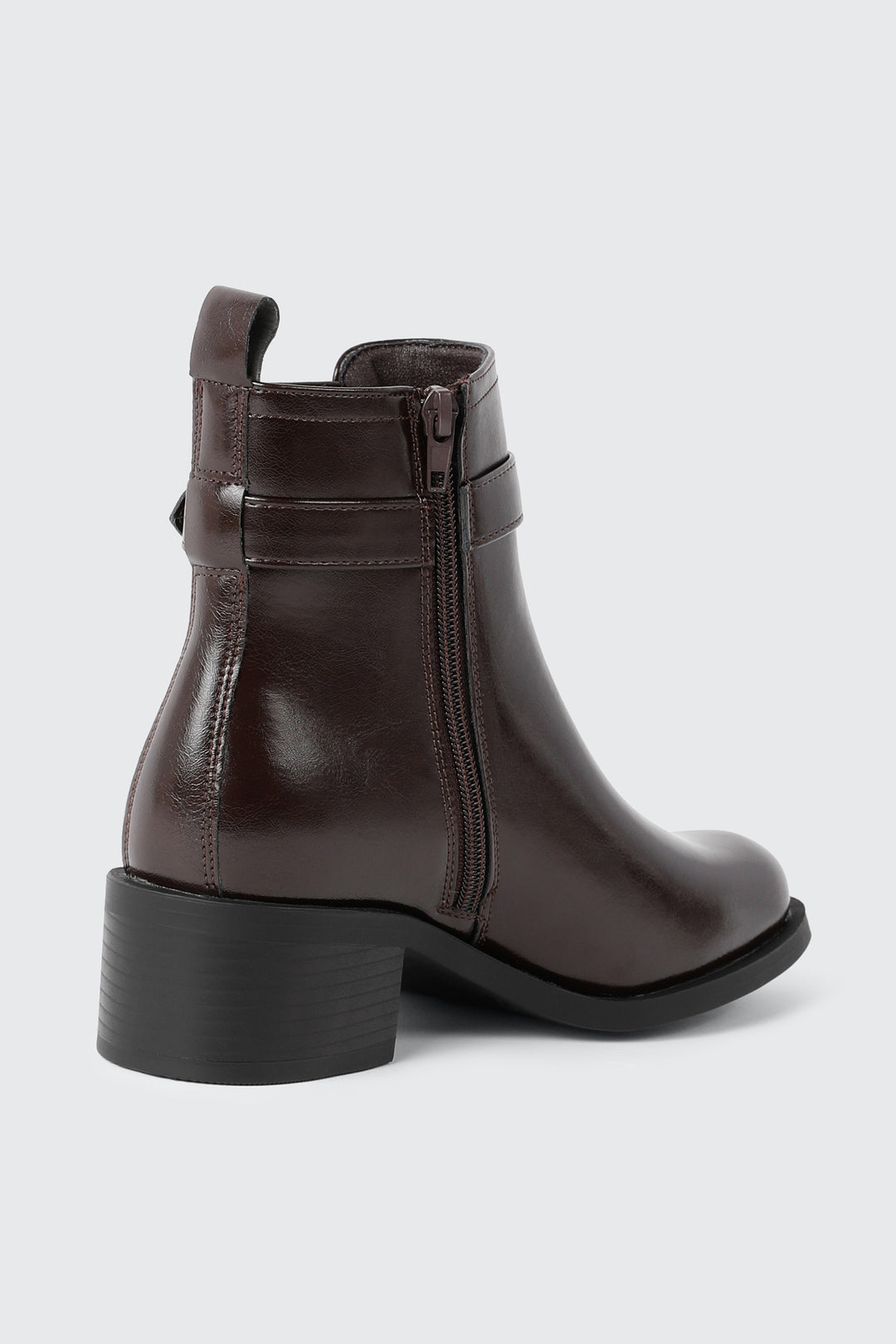 Chelsea Boots with Buckle Detail