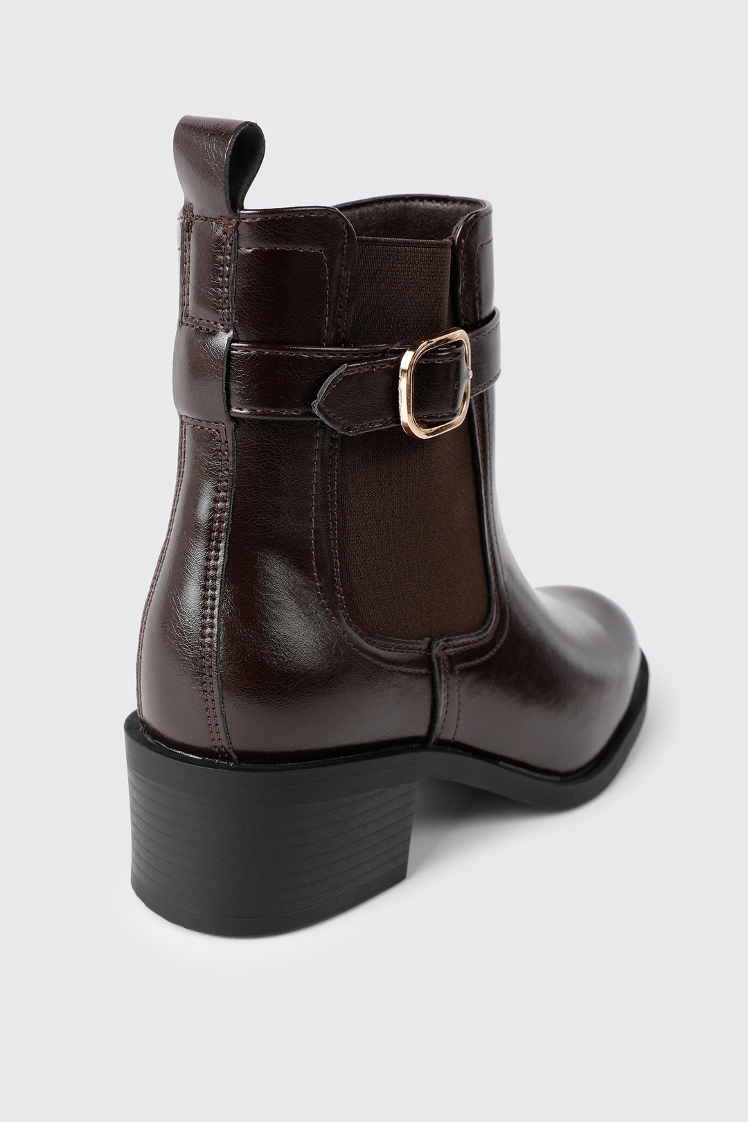 Chelsea Boots with Buckle Detail