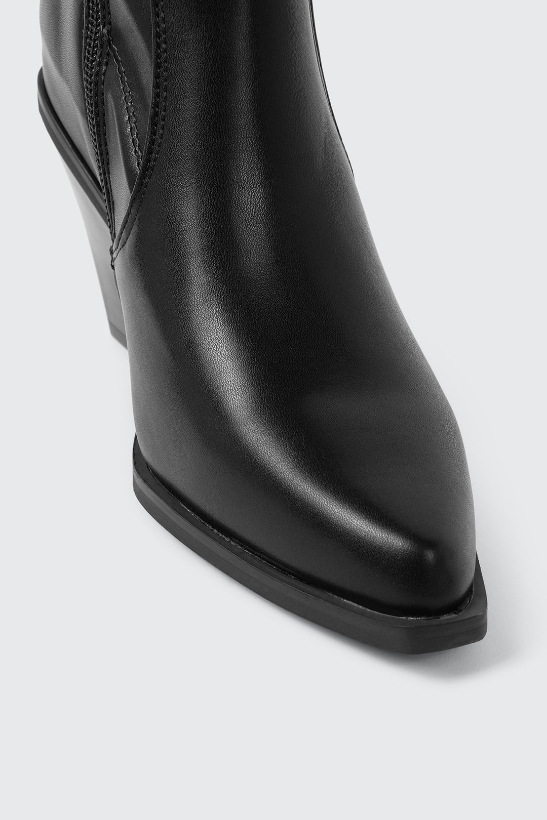 Almond Toe Heeled Ankle Boots