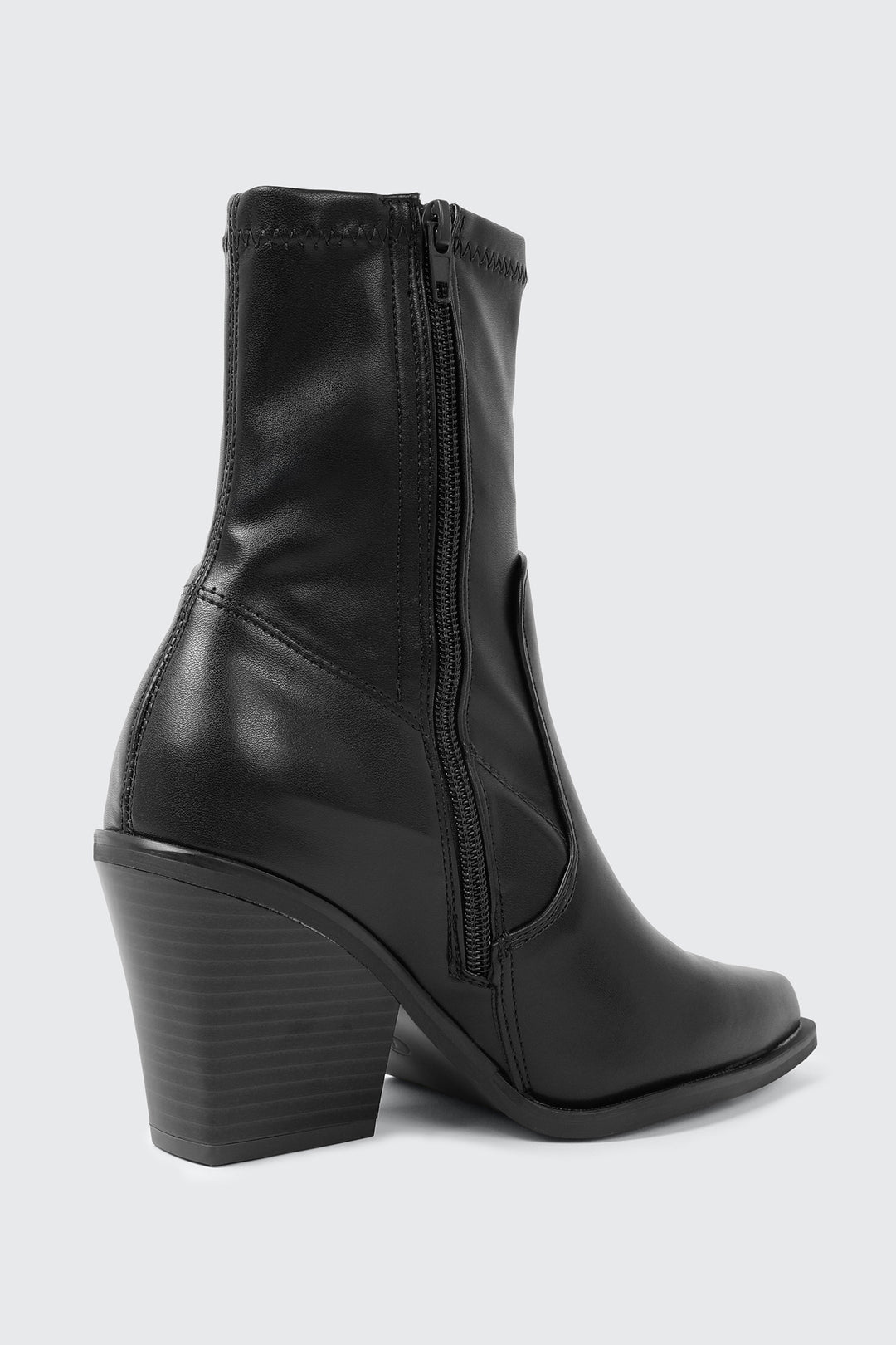 Almond Toe Heeled Ankle Boots