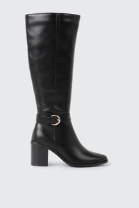 Pointed Toe Knee High Boots