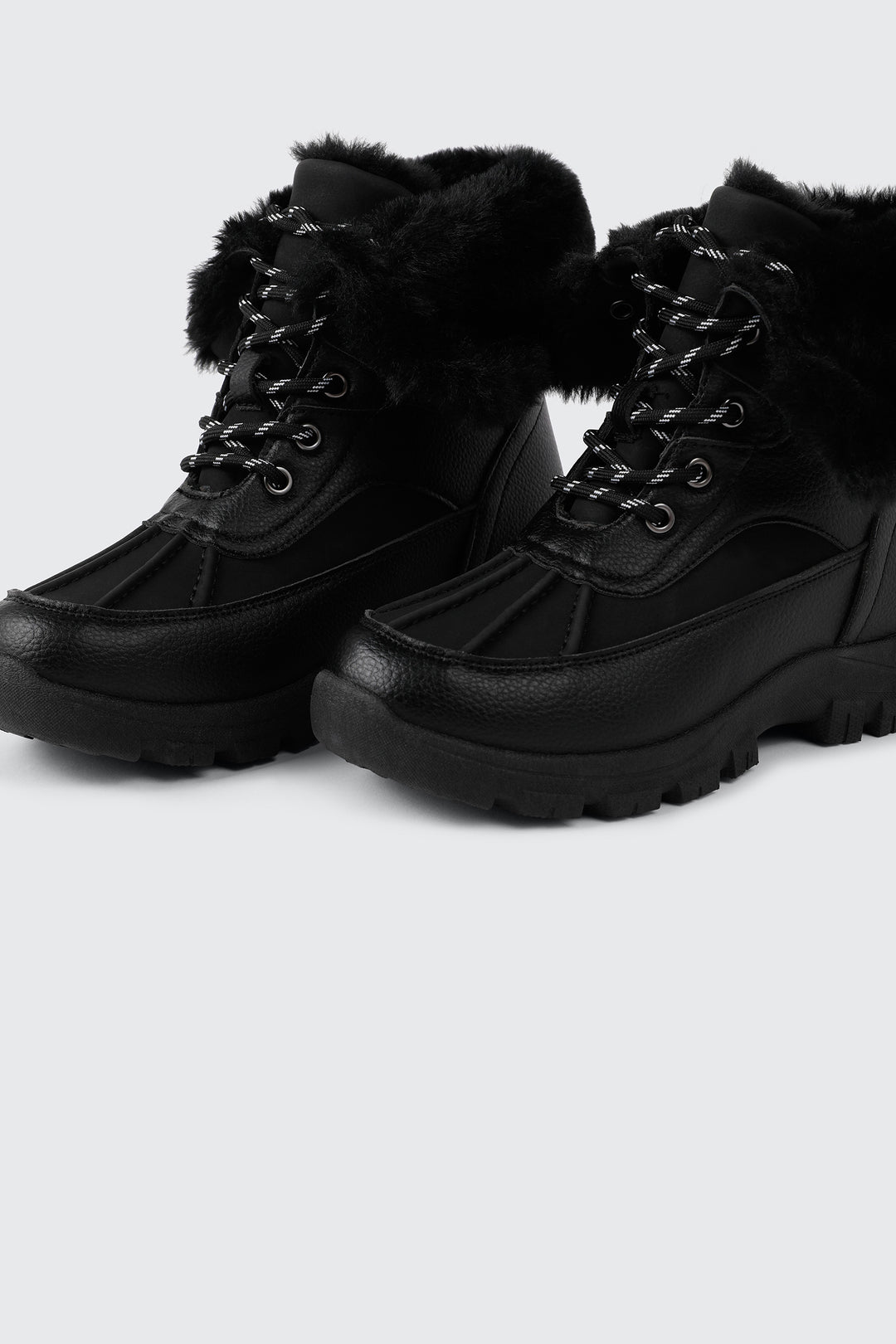 Lace Up Snow Boots