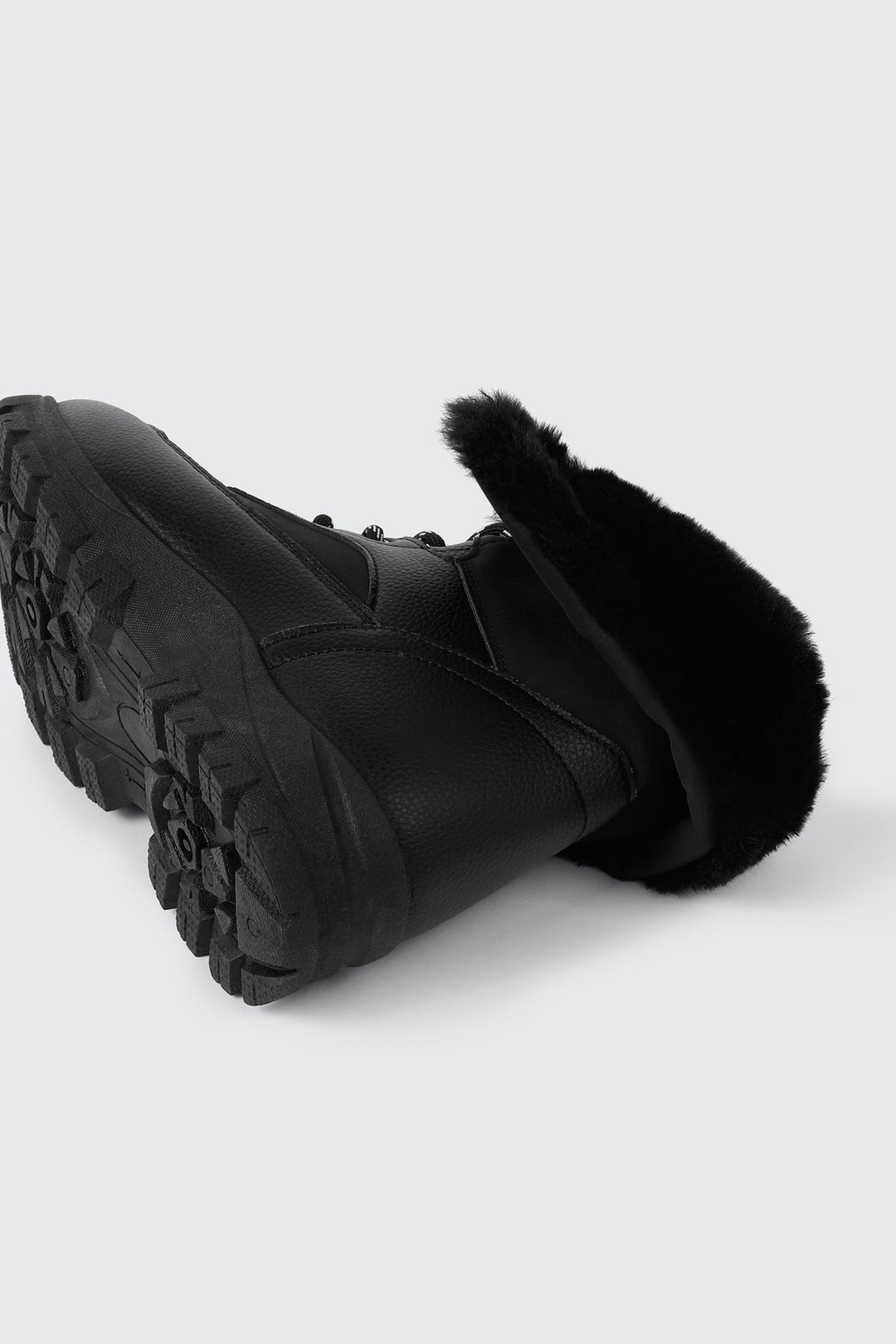 Lace Up Snow Boots