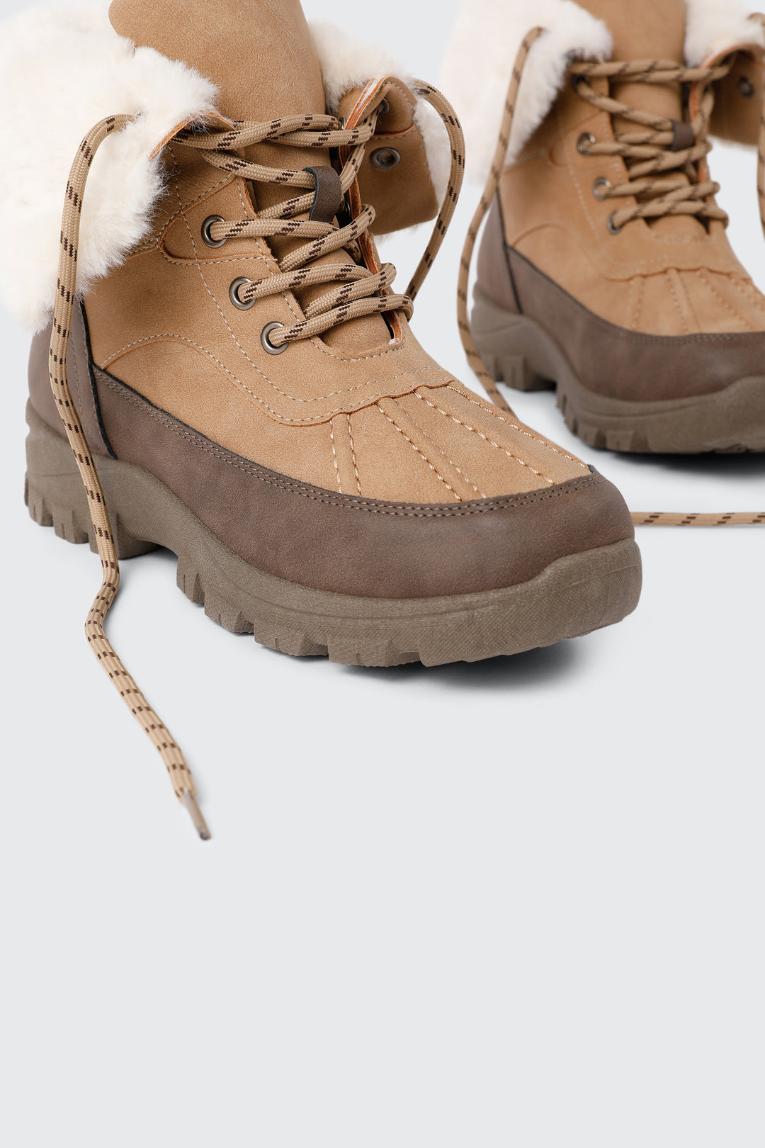 Lace Up Snow Boots