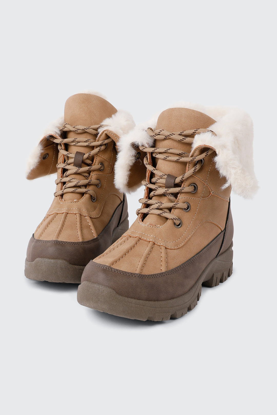 Lace Up Snow Boots