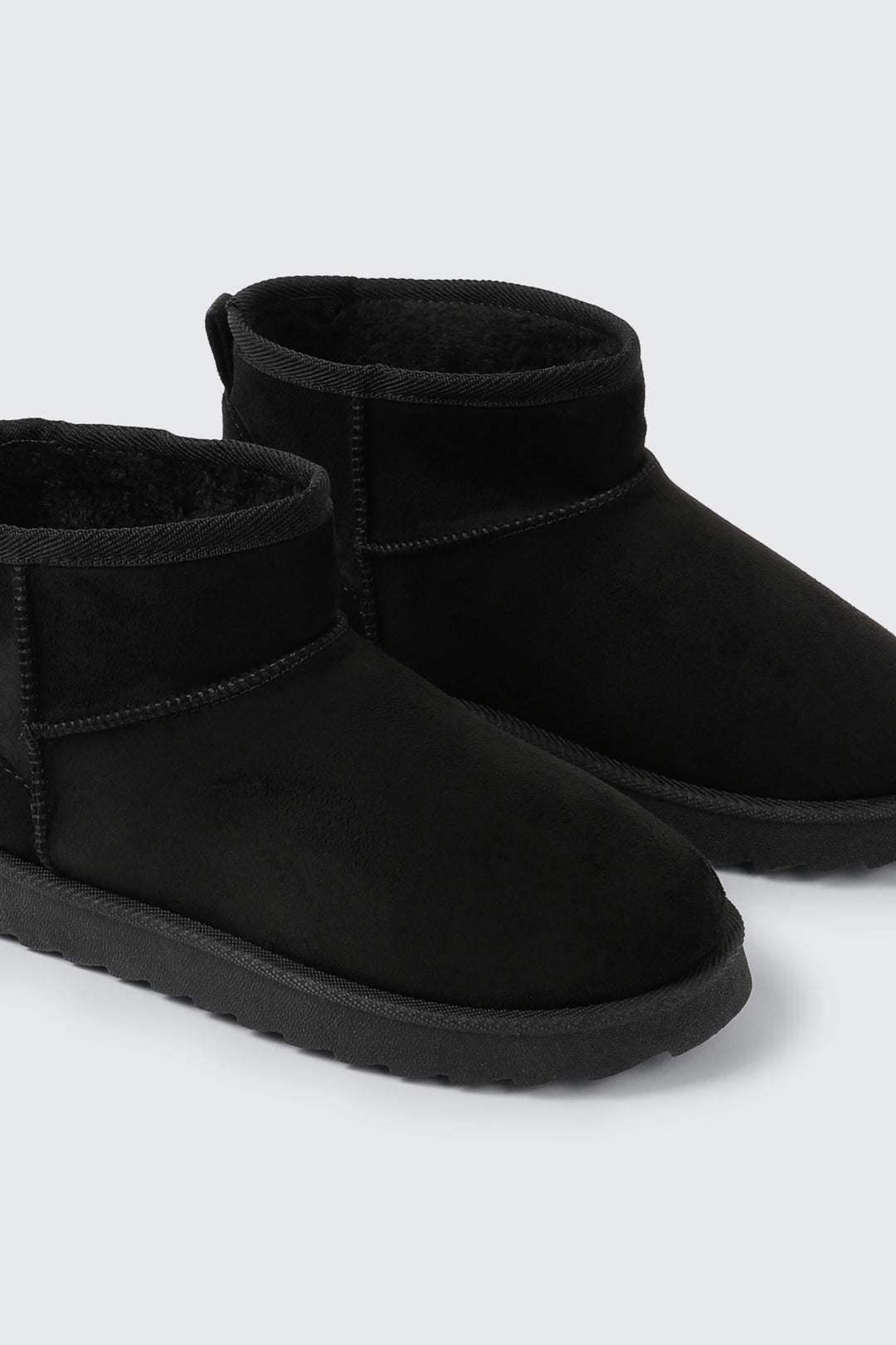 Faux Suede Ankle Boots