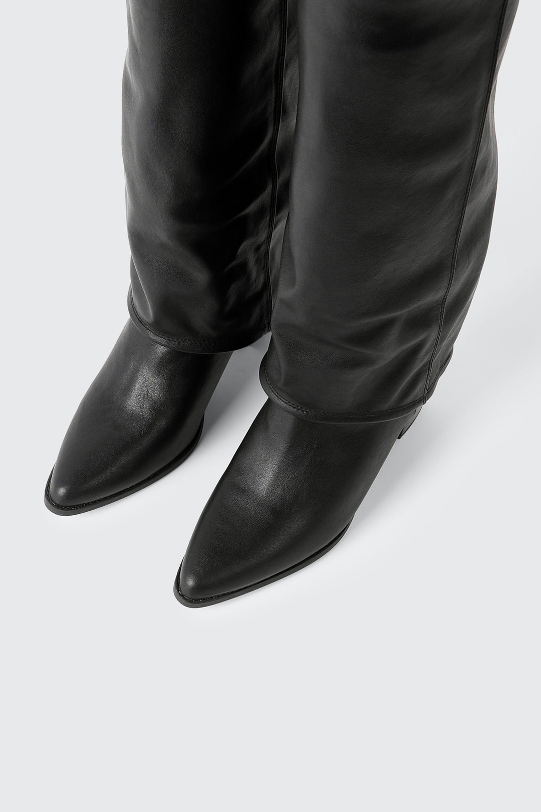 Pointed Toe Gaiter Boots