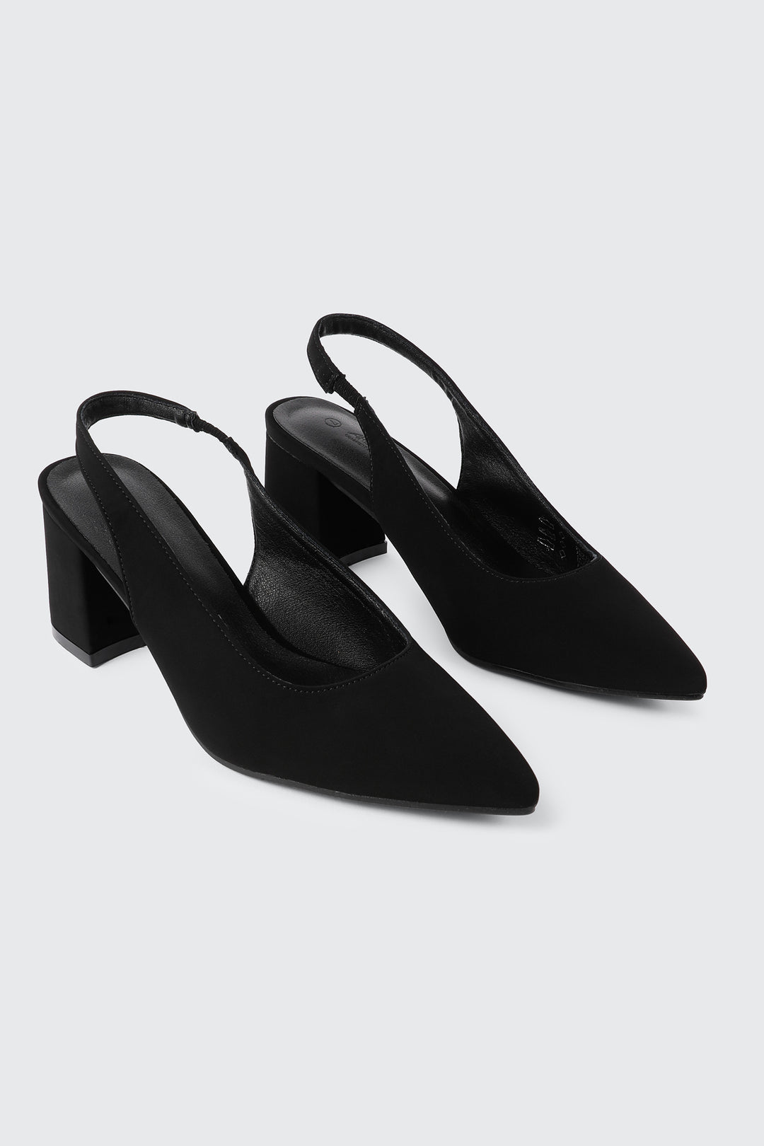 Pointed Toe Slingback Heels