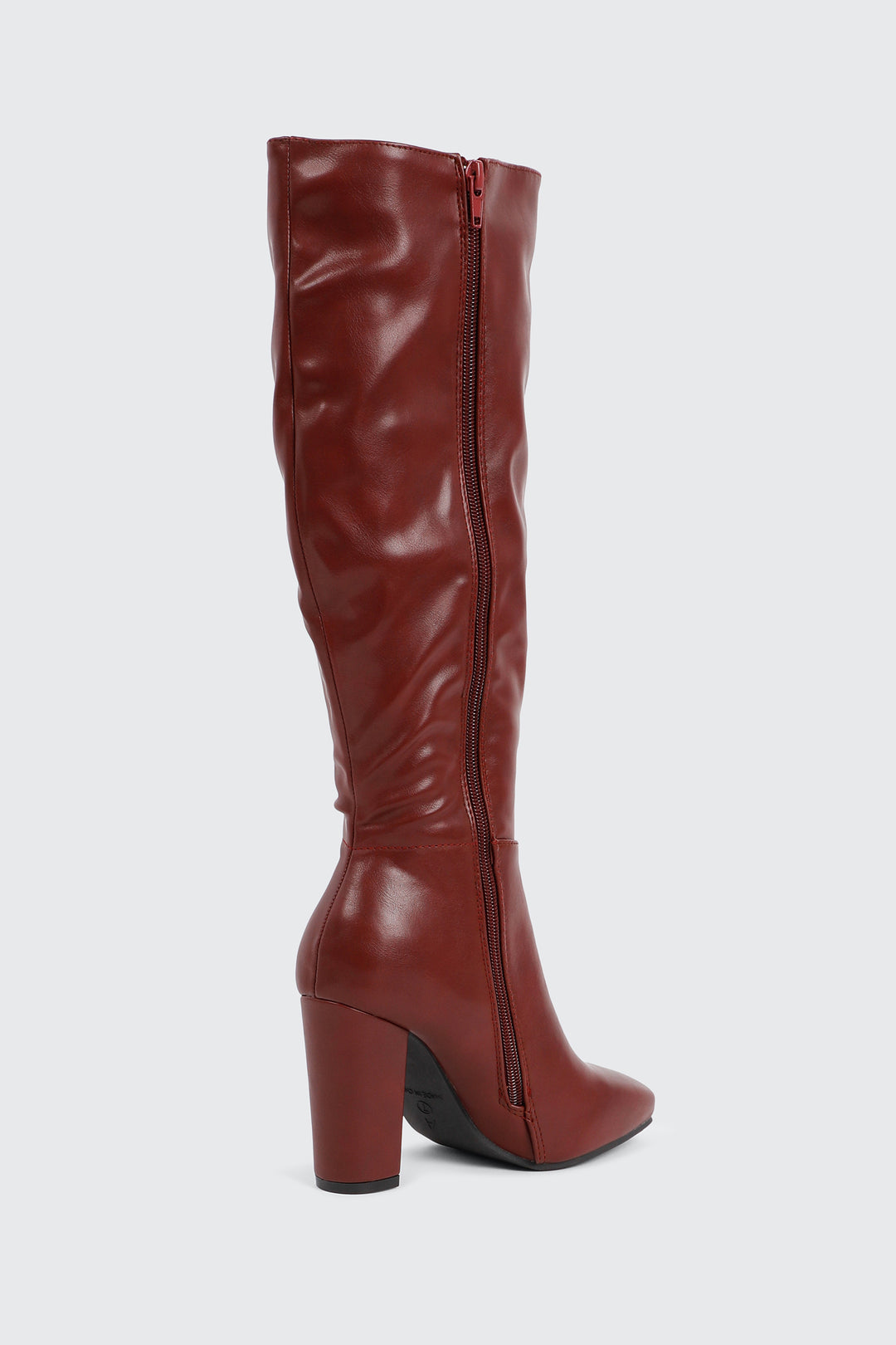 Knee High Block Heel Boots