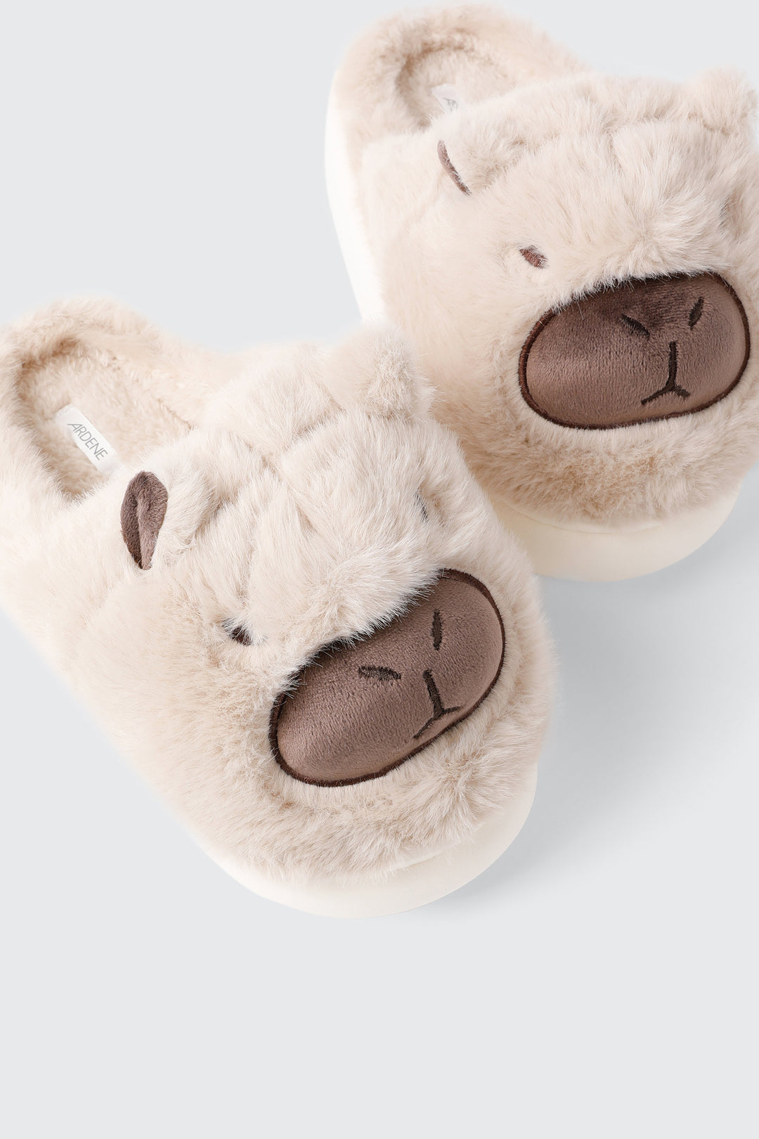 Plush Capybara Slippers