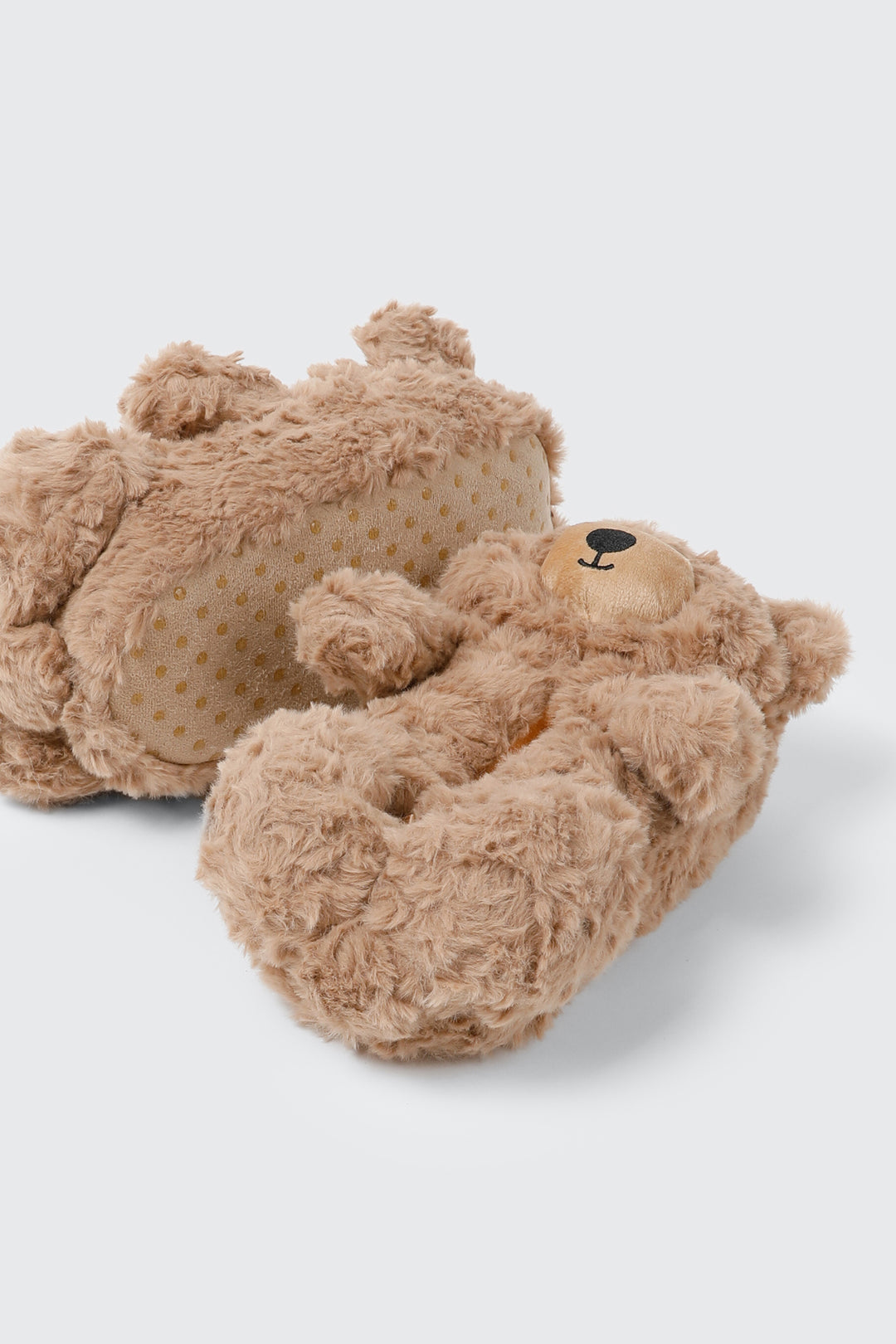 Plush Bear Slippers