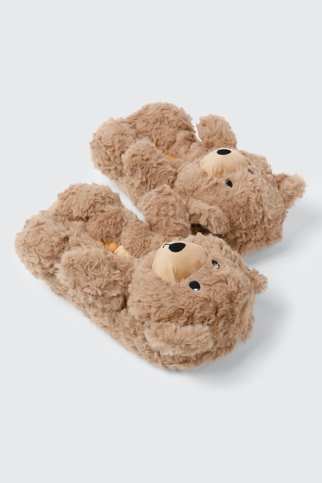Plush Bear Slippers