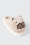 Pantoufles capybara en peluche
