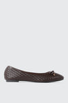 Woven Round Toe Ballet Flats