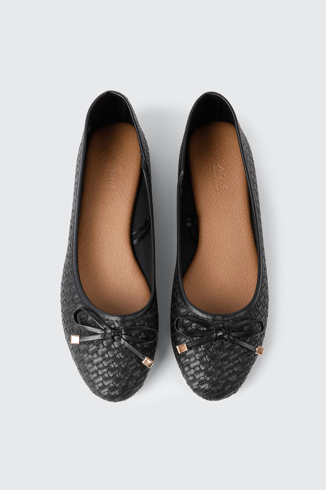 Woven Round Toe Ballet Flats
