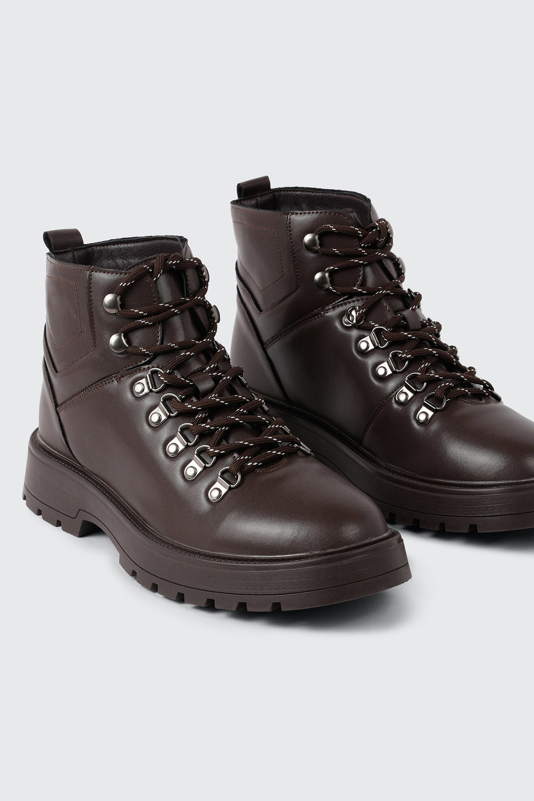 Warm Lined Lace Up Boots