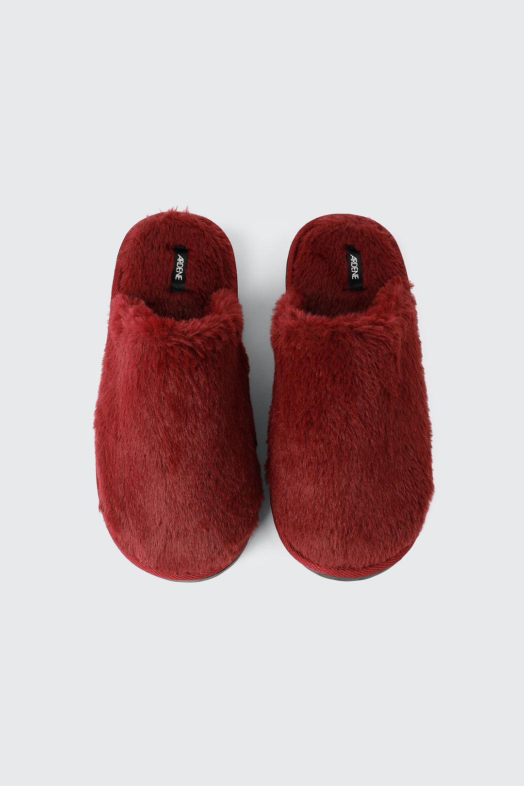 Open Back Faux Fur Slippers