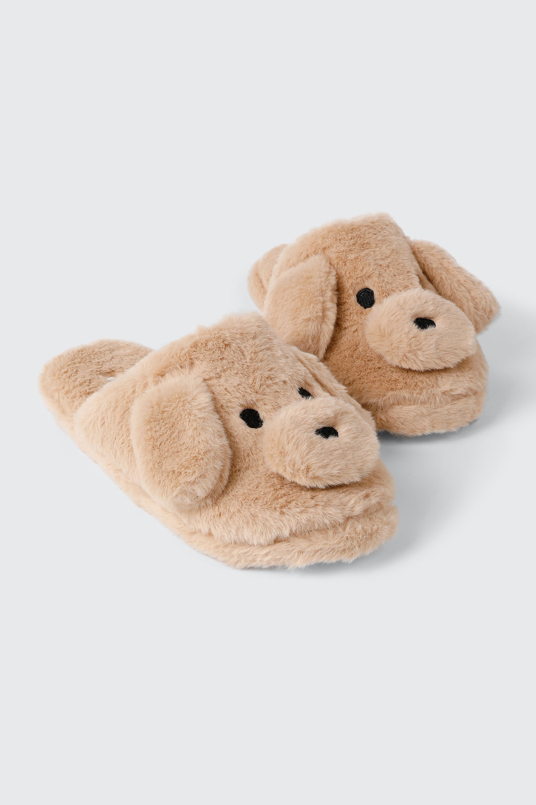 Plush Doggie Slippers