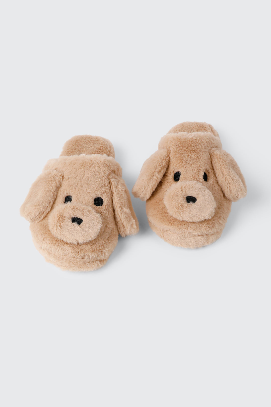 Plush Doggie Slippers