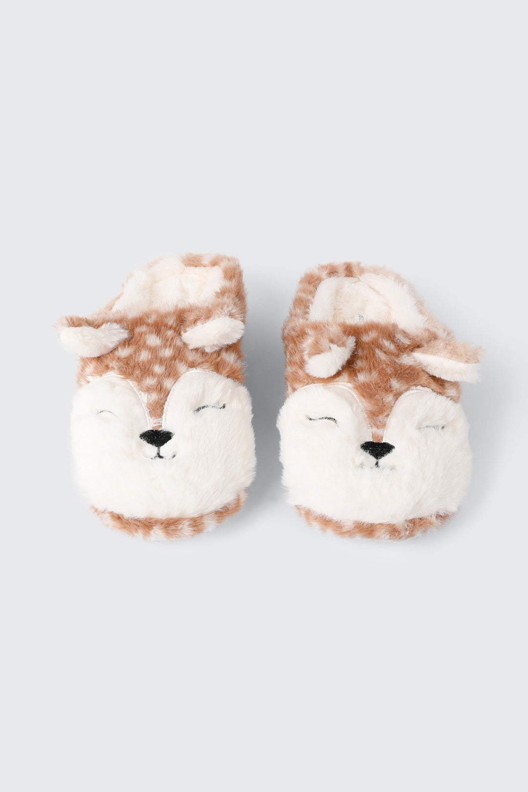Plush Deer Slippers
