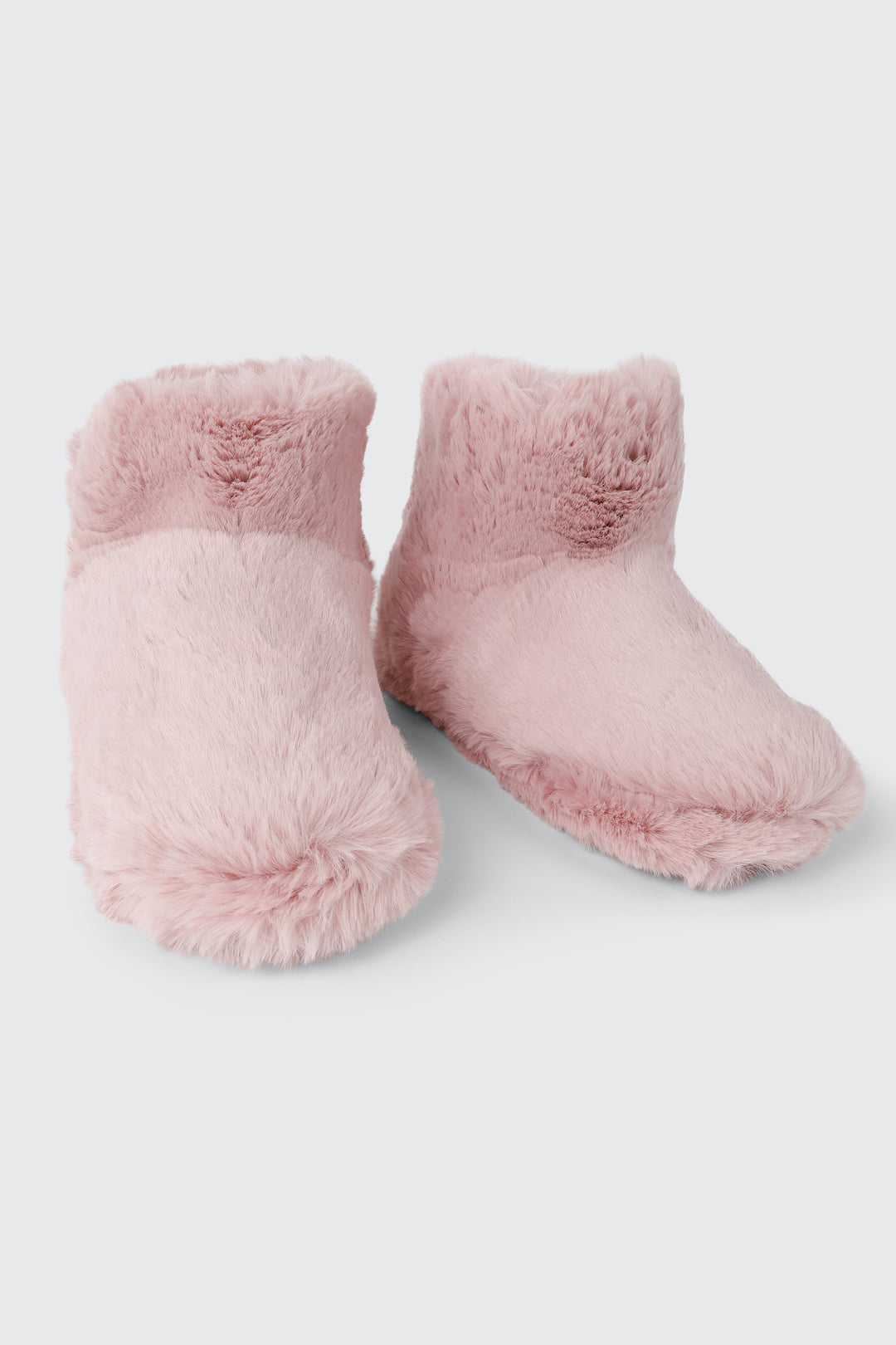 Faux Fur Bootie Slippers