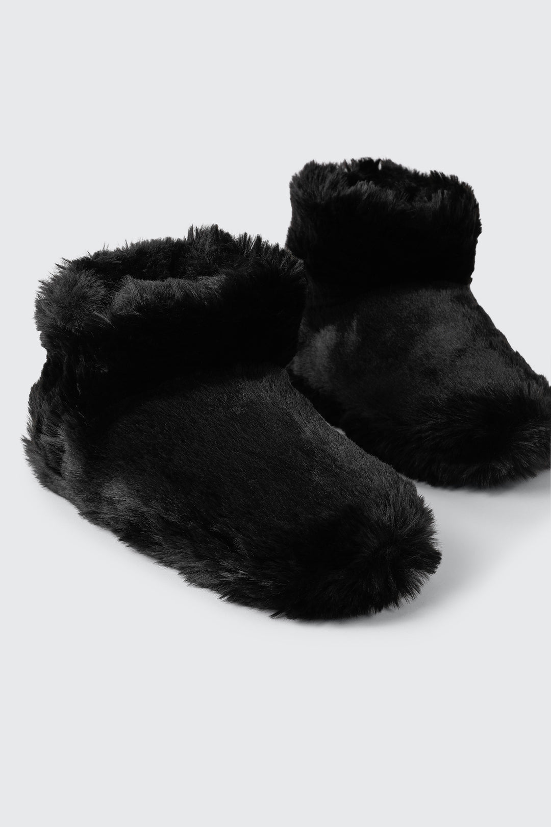 Faux Fur Bootie Slippers